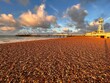 Angleterre, England, sussex ,Brighton ,manche ,Pier ,channel, manche, sunset sunset on the beach