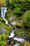 Fototapeta Las - The cascading waterfall Triberg