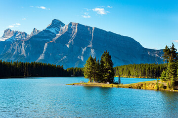 Sticker -  The famous Rocky Mountains