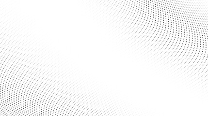 Wall Mural - halftone wave lines background. abstract dotted stripes texture. warped and curved lines wallpaper. 