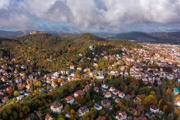 Wall Mural - The city of Eisenach in Thuringia 