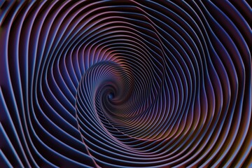 Aufkleber - Wonderful Abstract colourful swirl golden ratio background. Starburst dynamic wave. 3d rendering illustration  Background pattern for design.