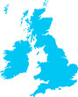 The Great Britain map. United Kingdom map. England, Scotland, Wales, Northern Ireland. 