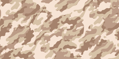 Sticker - Desert camouflage military pattern. Vector camouflage pattern for clothing design. 