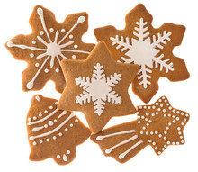 PNG Gingerbread Cookies Isolated Transparent Background PNG