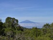 Mount Meru, 4562 m, the second highest mountain in Tanzania, viewed from the slopes of Kilimanjaro