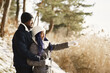 © prostooleh - African american couple in a winter forest