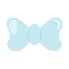 Wall Mural - blue bow tie icon