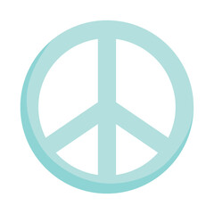 Poster - peace symbol icon