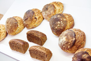 Wall Mural - Fresh bread in bakery