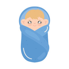 Sticker - wrapped baby icon