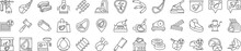 Butcher Icons Collection Vector Illustration Design