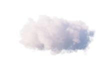 Cloud On The White Background, 3d Rendering.