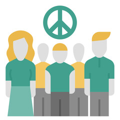 Sticker - peace icon