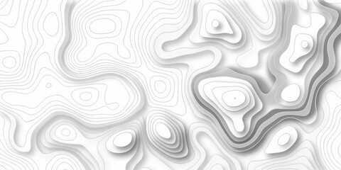 Abstract background with lines and topographic patter line map background. silver line topography maount map contour background, geographic grid. Abstract vector illustration.	
