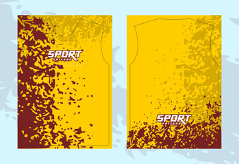 Wall Mural - Abstract grunge texture design template for sports club uniform