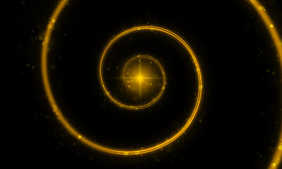 Wall Mural - abstract light circle effect background