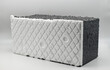 © Claudio Caridi - Insulating panels of molded expanded polystyrene isolated on white background. Energy efficiency concept.