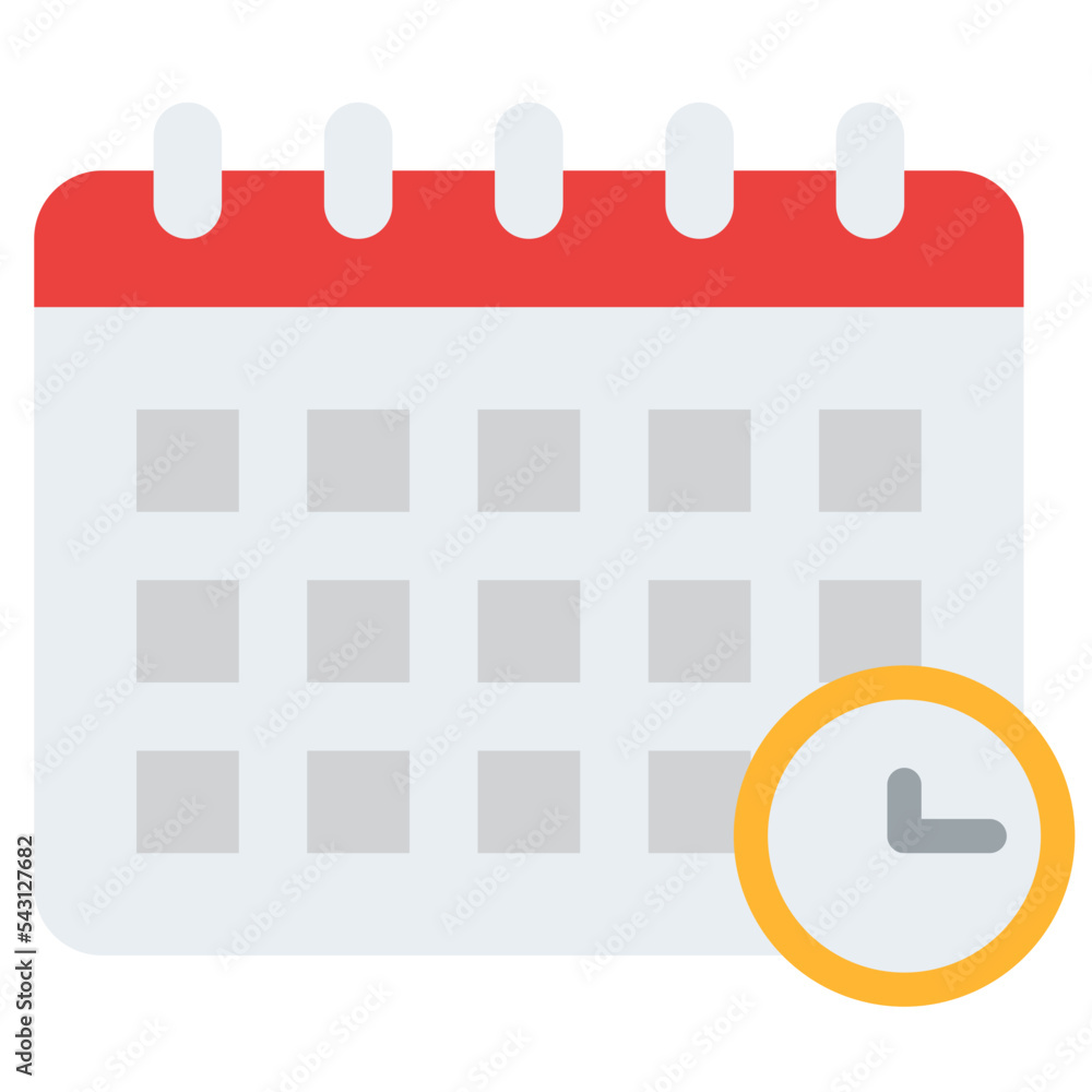 Timer Schedule Icon calendar date time schedule icon Stock Vector | Adobe Stock