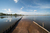 Fototapeta  - Ban Dung Salt Farms, Ban Dung is in the province of Udon Thani, Thailand.

