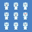 Cute Polar Bear Character Bundle Premium