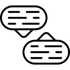 Sticker - Conversation Icon