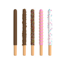 Pepero Day Pocky Dipped Pretzels Snack