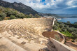 Greek theatre in ancient Greek city of Antiphellos, near modern day Kas, Turkey.