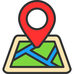 Canvas Print - Location Icon