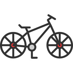 Sticker - Mountain Bike Icon