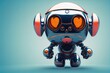 © Cheport - Glossy cute robot, ai generated illustration, is not based on any specific real image, person or character