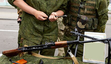 The Soldiers Are Considering Russian Made Weapons.