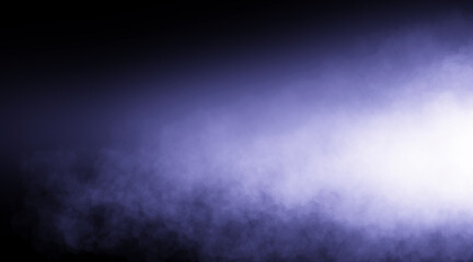 Poster - Abstract fog and spotlight background for mystic and horror theme. Blurry smoke and mist texture for photo effect