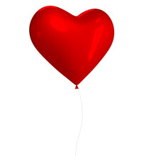 Heart Shaped Balloons Transparent