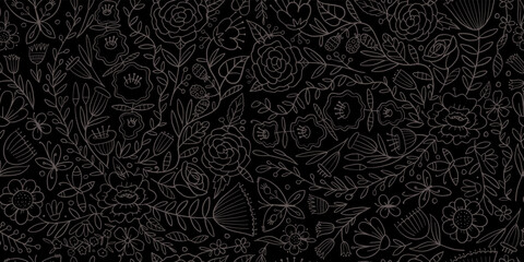 Poster - Floral Garden. Spring concept Background. Seamless pattern for your design. Vector illustration