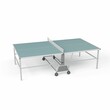 3D rendering of tennis table isolated in white background