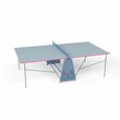 3D rendering of tennis table isolated in white background