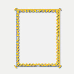 Frame, in the style of an ornament, Vector illustration eps 10, Art.	