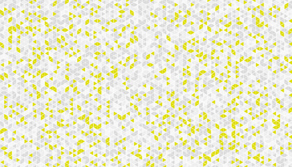 Sticker - Vector geometric background in yellow tints. Grid of triangles. Monochrome background.