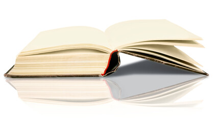 Wall Mural - image of opened magic book with magic lights
