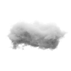 Wall Mural - 3d render, abstract clouds and cumulus clip art isolated on transparent background, sky elements