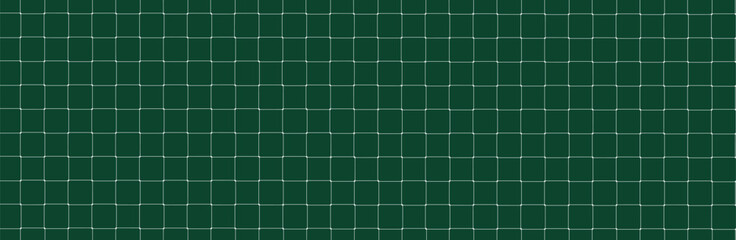 Wall Mural - Net texture pattern on green background. Net texture pattern for backdrop and wallpaper. Realistic net pattern with black squares. Geometric background, vector illustration