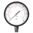 3d rendering illustration of a pressure gauge