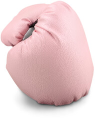 Wall Mural - Pink boxing glove on background