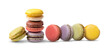 macaroons isolated on transparent png