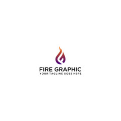 Letter FG fire vector logo design