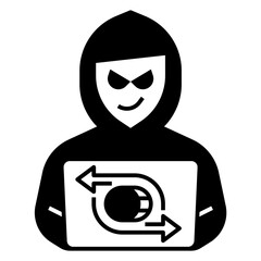 Sticker - fraudulent icon