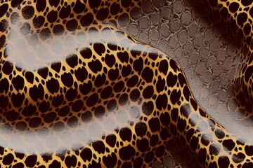 Sticker - leopard snake skin traditional fabric texture animal skin abstract seamless pattern background fashion design digital print colorful leather trend global textile fashion design jaguar cheetah fur new