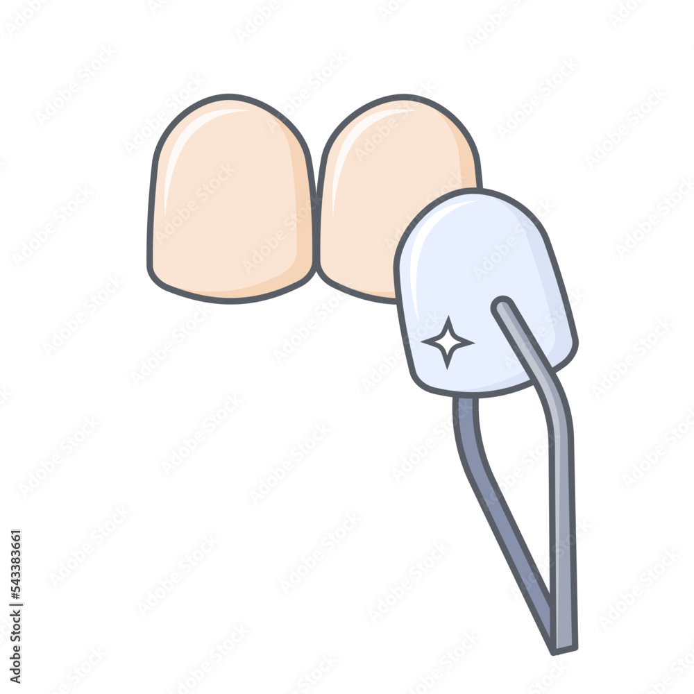 Cute tooth dental plaque stages icon set. Kawaii teeth character on ...