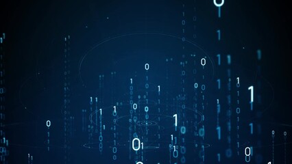 Poster - Digital transformation concept. System engineering. Communication network.